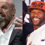 Triple H (L), Floyd Mayweather (R)