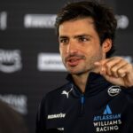 Carlos Sainz, racing for the Williams Racing team during the 2025 Formula 1 Chinese Grand Prix at the Shanghai International Circuit
