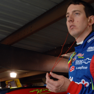 October 19, 2007; Martinsville, Virginia, USA; Nascar NEXTEL CUP Series driver Kyle Busch (5) before practice for the Subway 500 at Martinsville Speedway. Mandatory Credit: Sam Sharpe-Imagn Images Copyright © 2007 Sam Sharpe