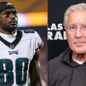 Julio Jones and Pete Carroll