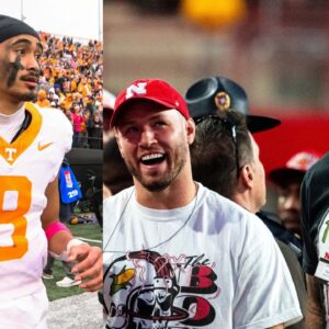 Nico Iamaleava, Will Compton and Taylor Lewan