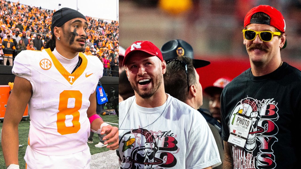 Nico Iamaleava, Will Compton and Taylor Lewan