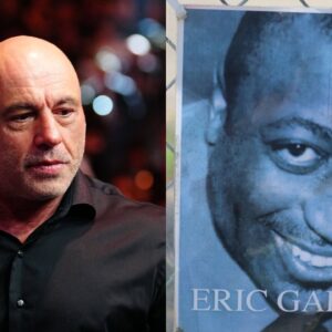 Joe Rogan (L), Eric Garner (R)