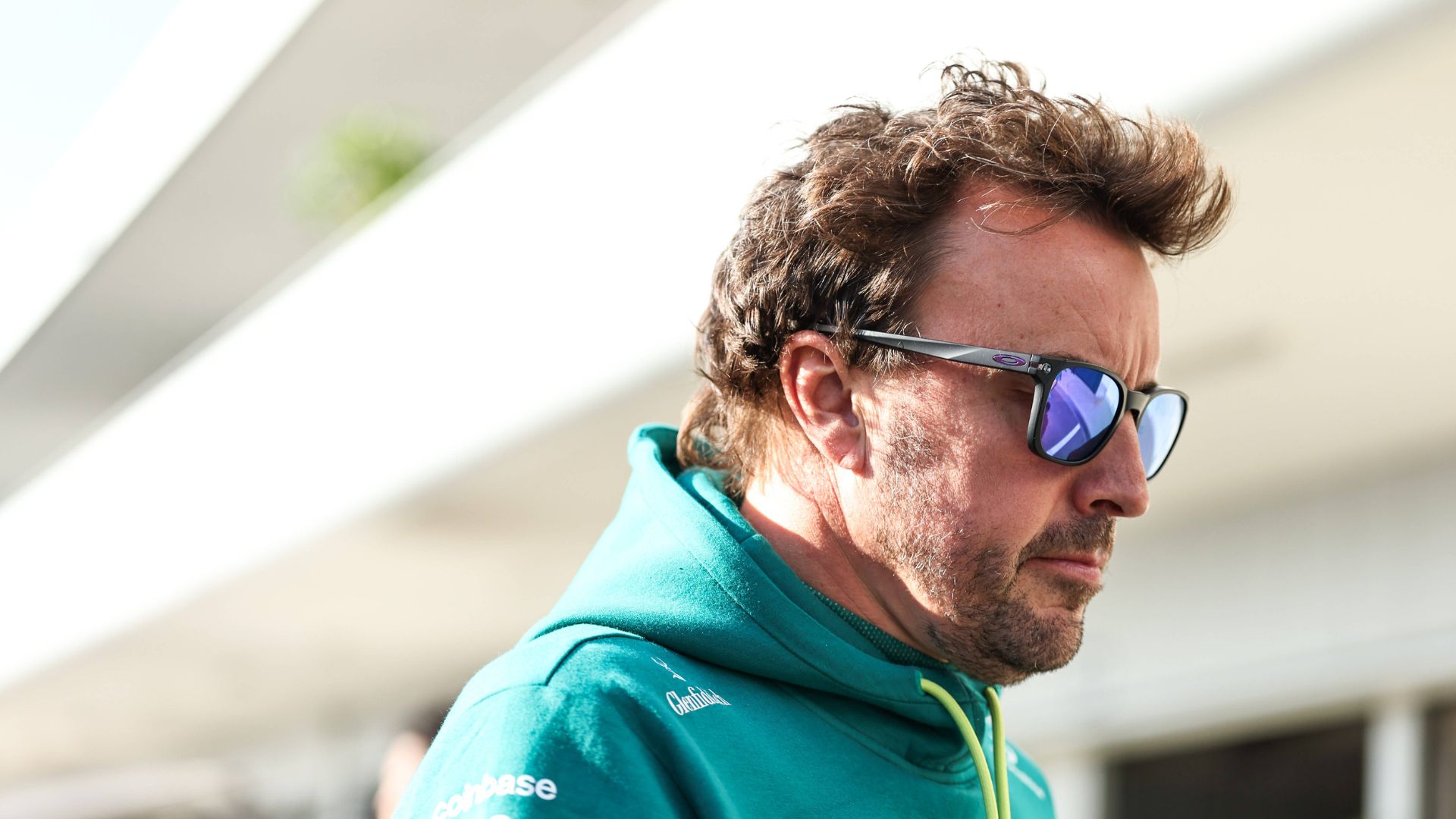 F1 Grand Prix Of Japan - Previews Fernando Alonso of Spain and the Aston Martin Aramco F1 Team looks on during previews ahead of the F1 Grand Prix of Japan at Suzuka Circuit in Suzuka, Japan, on April 3, 2025.