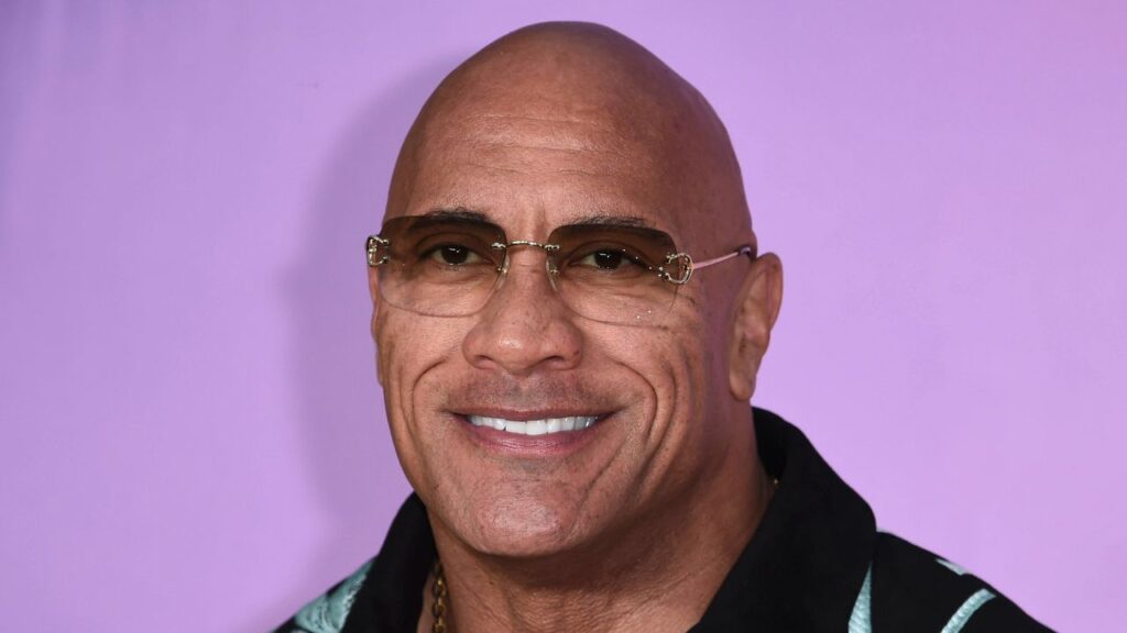 Dwayne Johnson at the premiere of the animated film Moana 2 Vaiana 2 at Cineworld Leicester Square London