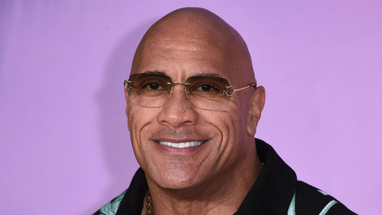 Dwayne Johnson at the premiere of the animated film Moana 2 Vaiana 2 at Cineworld Leicester Square London