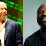 Triple H (L), Floyd Mayweather (R)