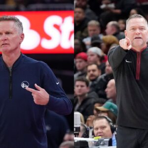 Steve Kerr (L), Mike Malone (R)