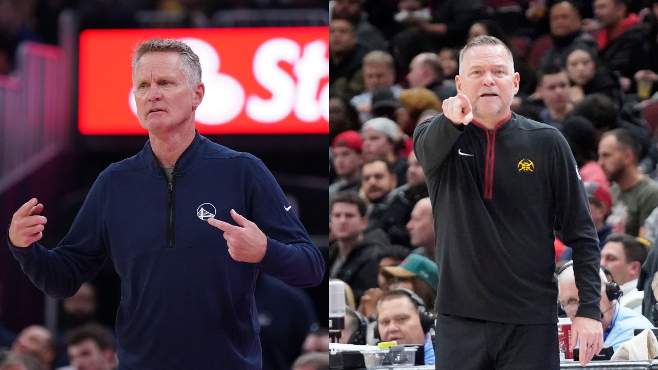 Steve Kerr (L), Mike Malone (R)