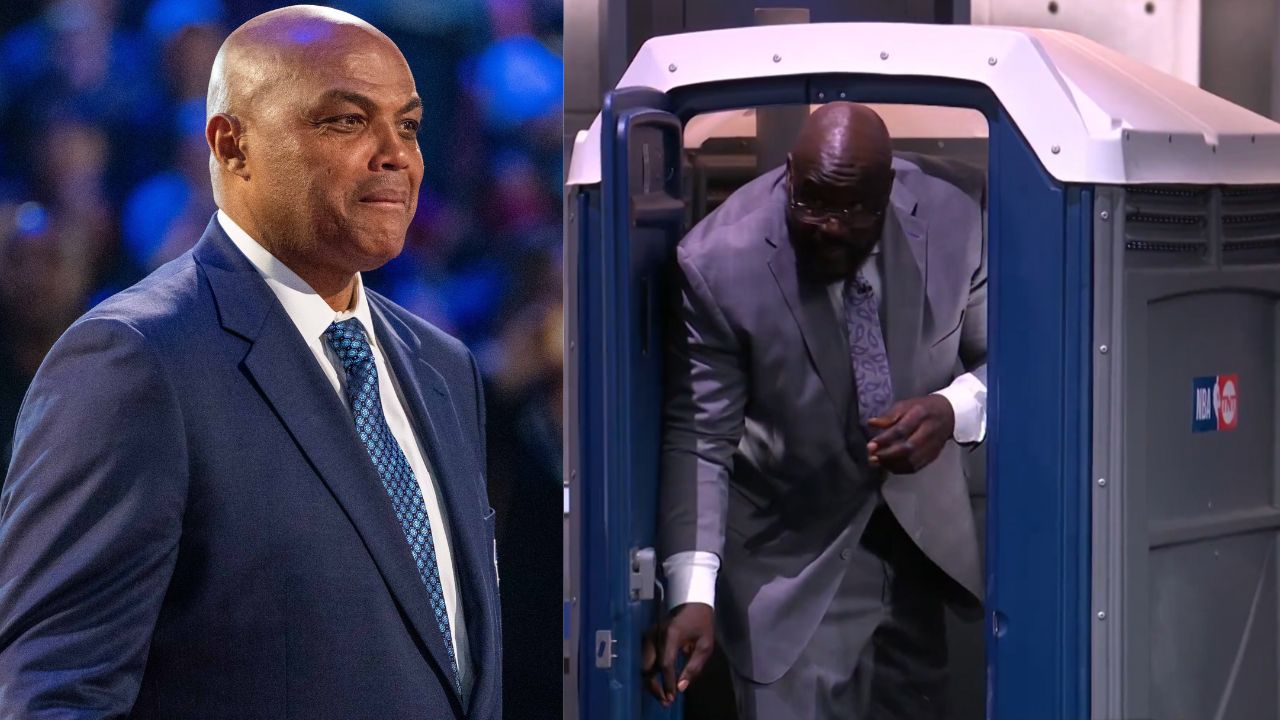 (L) Charles Barkley (R) Shaquille O'Neal