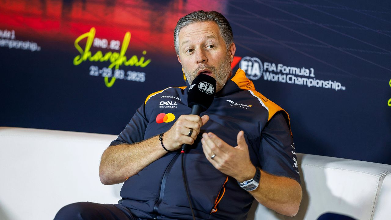 BROWN Zak (usa), CEO of of McLaren Racing, portrait, press conference, PK, Pressekonferenz during the Formula 1 Heineken Chinese Grand Prix 2025, 2nd round of the 2025 FIA Formula One World Championship, WM, Weltmeisterschaft from March 21 to 23, 2025 on the Shanghai International Circuit, in Shanghai, China