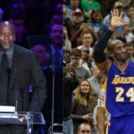 Michael Jordan (L) and Kobe Bryant (R), mentor and friend