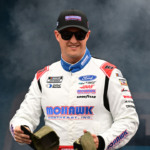 Jun 23, 2024; Loudon, New Hampshire, USA; NASCAR Cup Series driver Ryan Preece (41) is introduced before the start of the USA TODAY 301 at New Hampshire Motor Speedway. Mandatory Credit: Eric Canha-Imagn Images