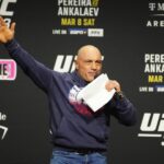 Joe Rogan at UFC313 - Pereira vs Ankalaev at UFC APEX on March 7, 2025 in Las Vegas, Nevada