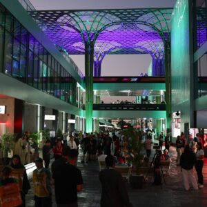 F1 Saudi Arabian Grand Prix 2025 Practice 3 And Qualifying A view of the paddock before qualifying ahead of the Formula 1 Saudi Arabian Grand Prix at Jeddah Corniche Circuit in Jeddah, Saudi Arabia on April 19, 2025.