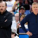 Tom Thibodeau (L) and Steve Kerr (R)