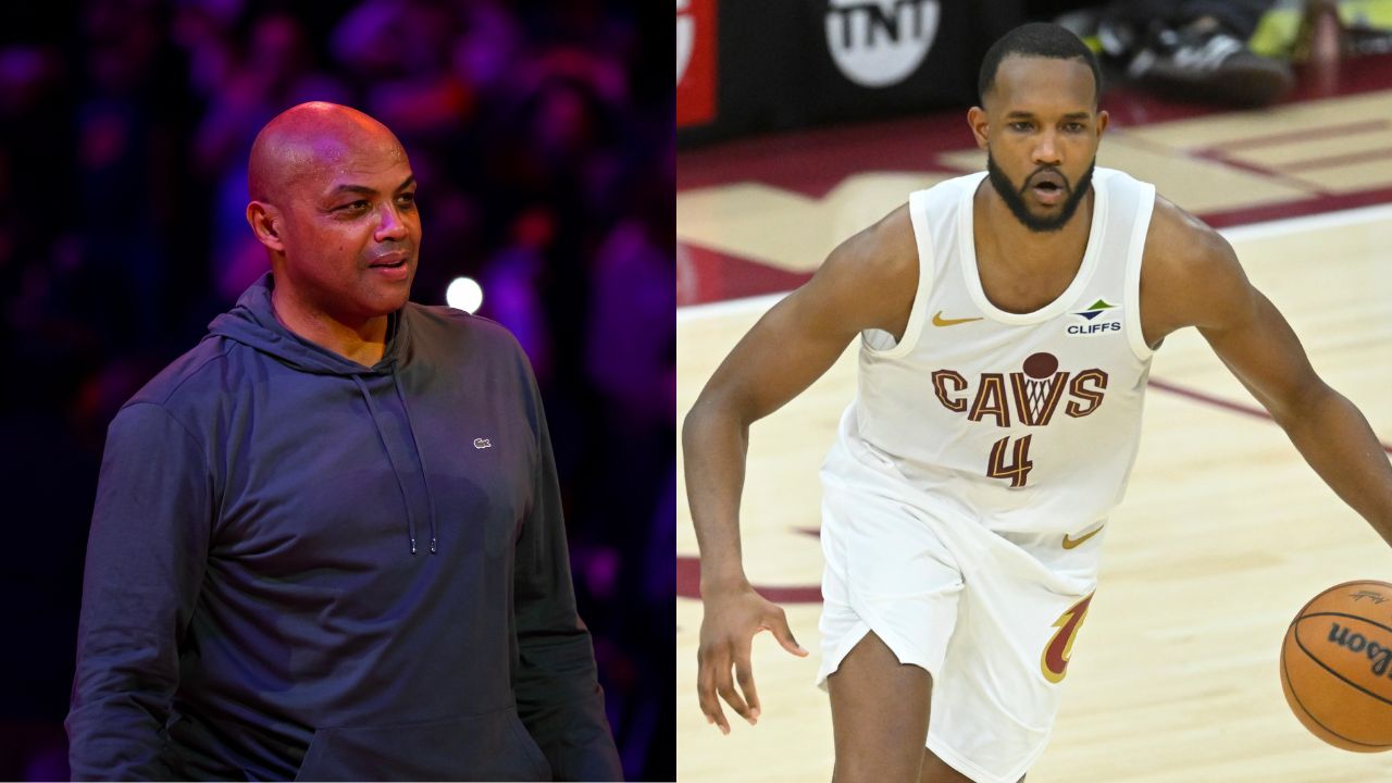 Charles Barkley (L), Evan Mobley (R)