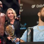 Jon Jones (L), Mike Perry (R)