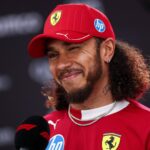 HAMILTON Lewis (gbr), Scuderia Ferrari SF-25, portrait during the Formula 1 Gulf Bahrain Grand Prix 2025, 4th round of the 2025 FIA Formula One World Championship