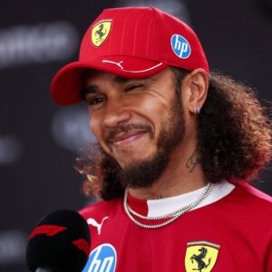 HAMILTON Lewis (gbr), Scuderia Ferrari SF-25, portrait during the Formula 1 Gulf Bahrain Grand Prix 2025, 4th round of the 2025 FIA Formula One World Championship