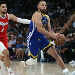 Stephen Curry NBA: Golden State Warriors at Memphis Grizzlies