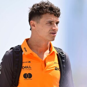 F1 Grand Prix of Saudi Arabia - Qualifying Lando Norris of the McLaren F1 Team chats during the qualifying of the Saudi Arabia GP, the 5th round of the Formula 1 World Championship, WM, Weltmeisterschaft at the Jeddah Corniche Circuit in Jeddah