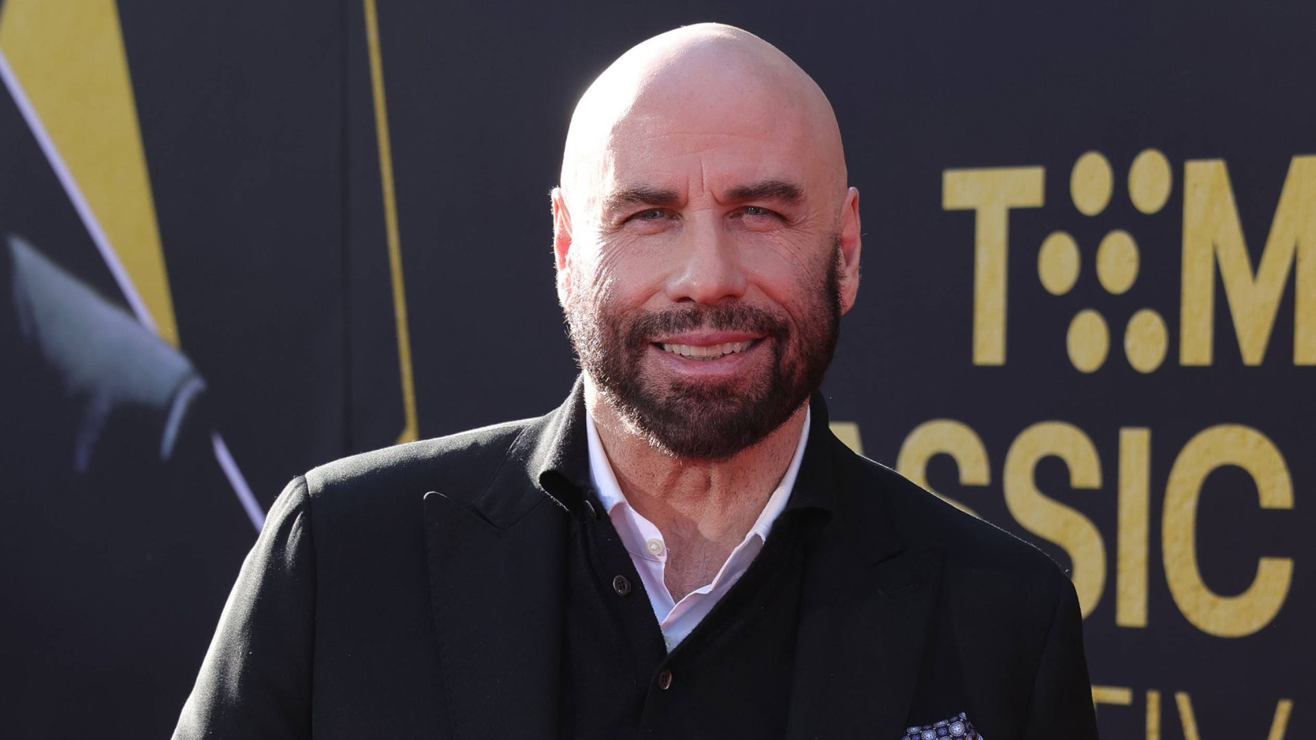 John Travolta at the TCM Classic Film Festival Opening Night: Pulp Fiction on April 18, 2024 at TCL Chinese Theater IMAX in Hollywood, California