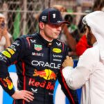 1 Max Verstappen (NLD, Oracle Red Bull Racing), Mohammed Ben Sulayem (UAE, FIA President), F1 Grand Prix of Saudi Arabia at Jeddah Corniche Circuit on April 20, 2025 in Jeddah, Saudi Arabia.