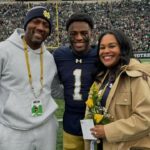 Ryan Clark, Jordan Clark, and wife Yonka