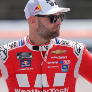Shane van Gisbergen (88) waits for the start during the Goodyear 400 at Darlington Raceway.