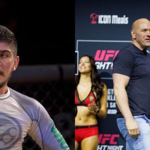 Dillon Danis (L), Dana White (R)