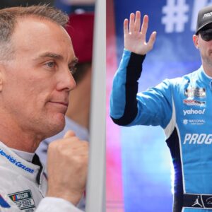 Kevin Harvick (L) and Denny Hamlin (R). Image credits: Imagn
