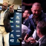 Jon Jones (L), Conor McGregor (R)