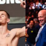 Ian Garry (L), Dana White (R)