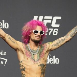 Sean O'Malley meets with the press at T-Mobile for the official press conference, PK, Pressekonferenz at T-Mobile Arena for UFC 276