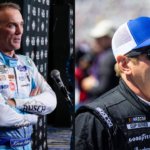 Kevin Harvick (L) and Greg Biffle (R)