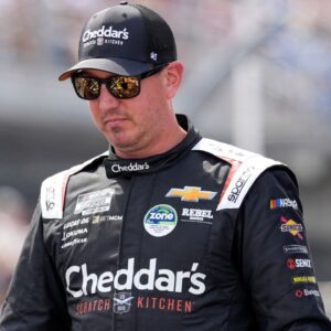 Kyle Busch (8) during intros during the Goodyear 400 at Darlington Raceway.