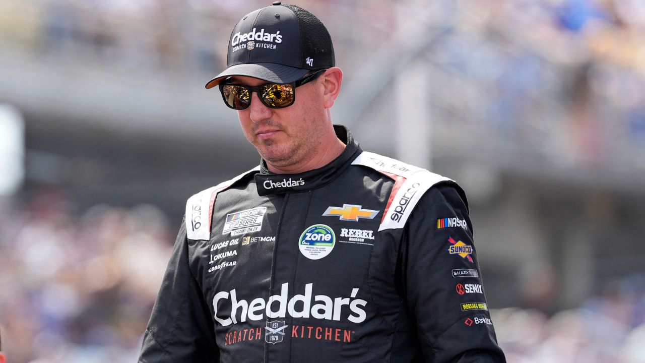 Kyle Busch (8) during intros during the Goodyear 400 at Darlington Raceway.