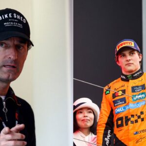 Mark Webber(L), Oscar Piastri(R)