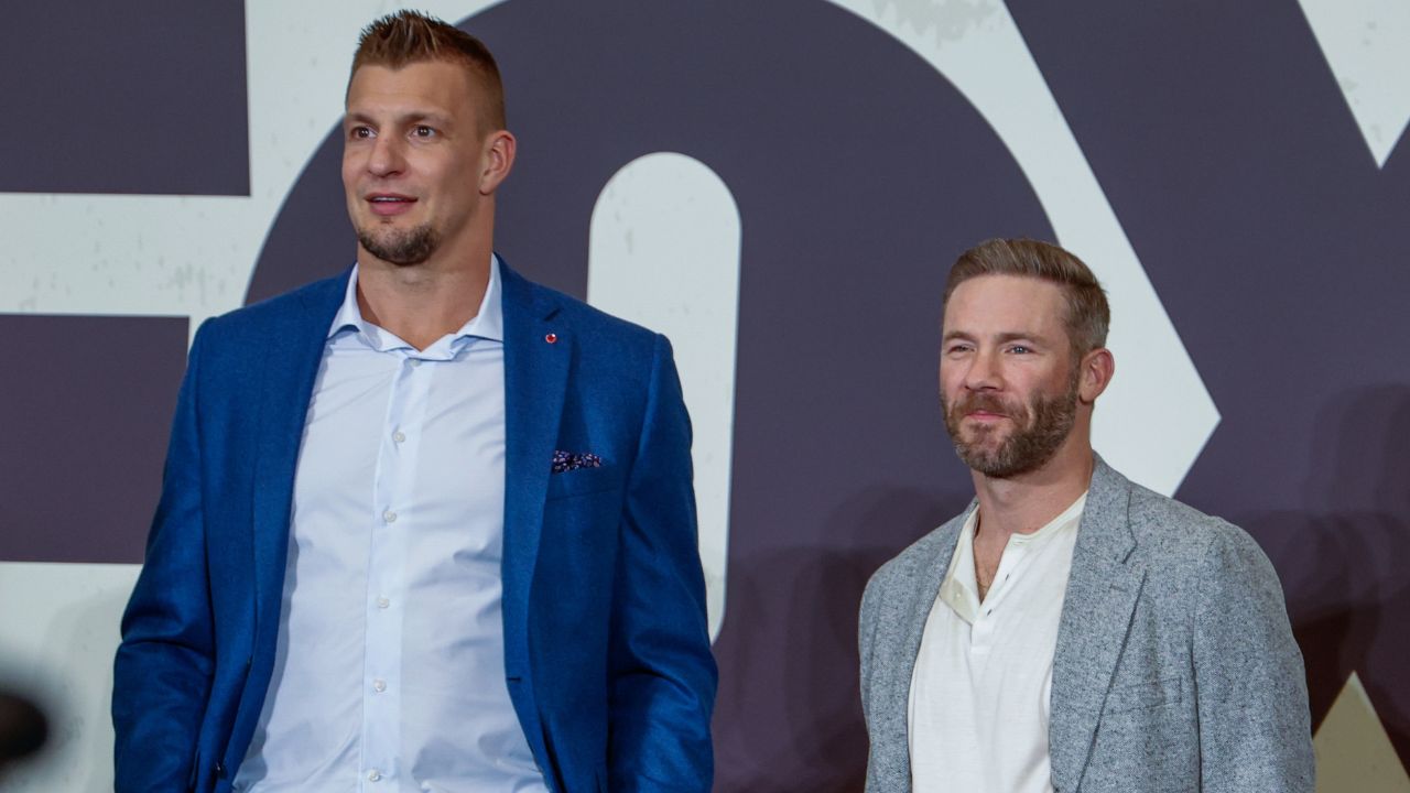 Rob Gronkowski and Julian Edelman