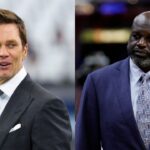 Tom Brady(L) and Shaquille O'Neal(R)