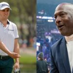 Justin Thomas (L), Michael Jordan (R)