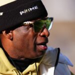 Colorado Buffaloes head coach Deion Sanders before the game against the Oklahoma State Cowboys at Folsom Field.