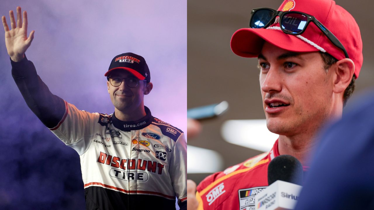 Austin Cindric and Joey Logano