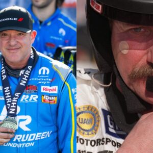 Tony Stewart (L) and Dale Earnhardt Sr. (R)