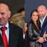 Dana White (L), Triple H (R)