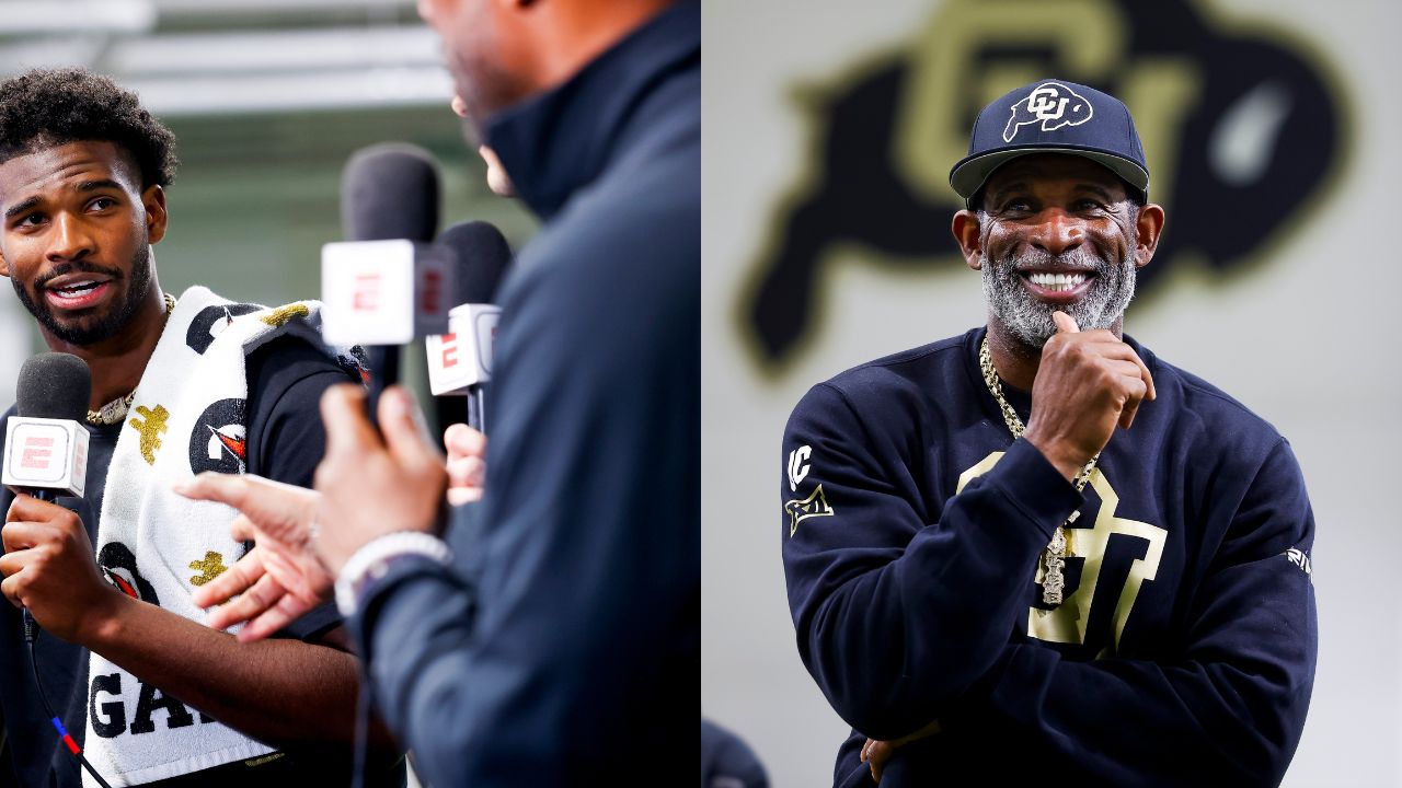 Shedeur Sanders and Deion Sanders