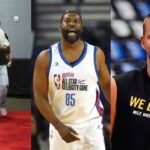 Draymond Green (L), Baron Davis (C), Nikola Jokic (R)