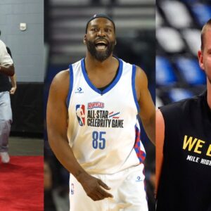 Draymond Green (L), Baron Davis (C), Nikola Jokic (R)