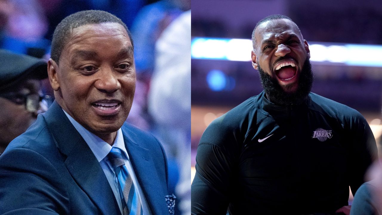 Isiah Thomas(L) and LeBron James(R)